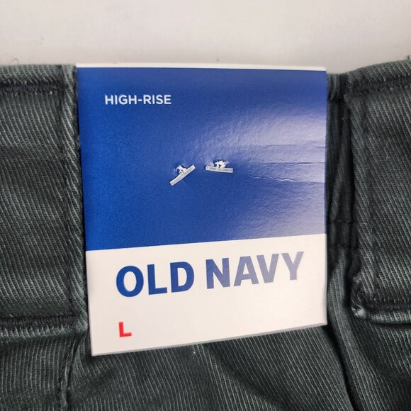 Old Navy Pants Womens Large Black Cargo Balloon Barrel Leg Joggers 32x26 NWT - Picture 10 of 13